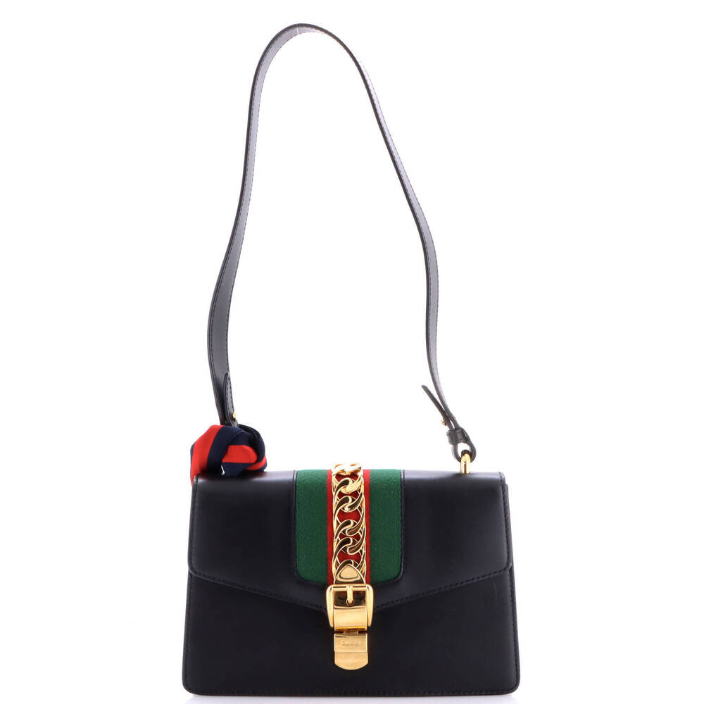 Gucci Small Sylvie Shoulder Bag Leather